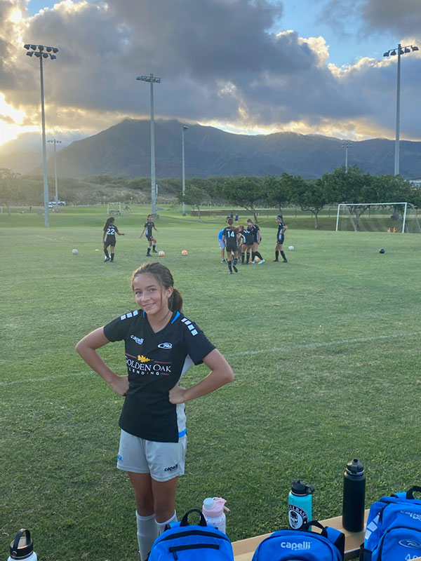 Rush Player Practicing in Hawaii