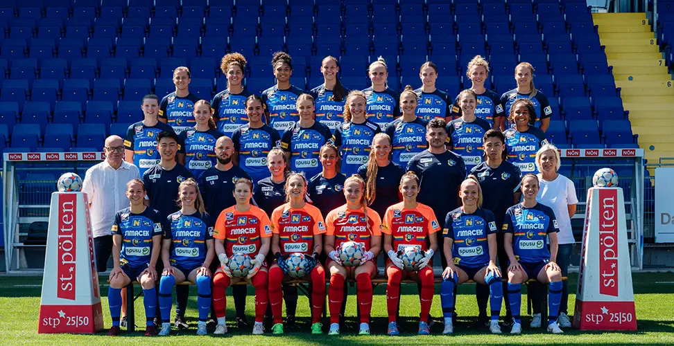 2023-2024 SKN St. Pölten Rush Soccer Professional Women's Team Photo